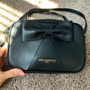 Karl Lagerfeld Paris Kris FARA Bow Crossbody bag